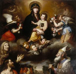 Das Altarbild der Madonna des Schnees (Detail)
